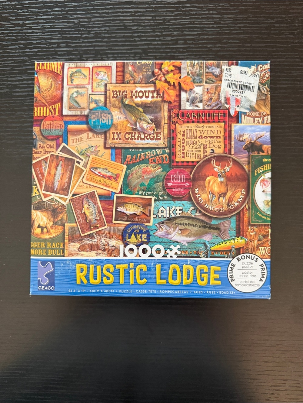 🧩 3 for $30 🧩 Rustic Lodge 1000-Piece Jigsaw Puzzle